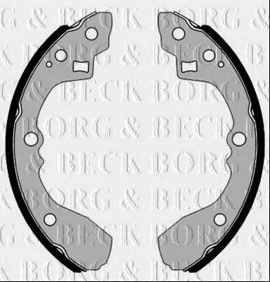 BORG & BECK BBS6470 Комплект гальмівних колодок