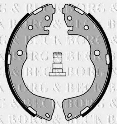 BORG & BECK BBS6481 Комплект гальмівних колодок
