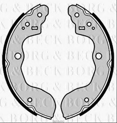 BORG & BECK BBS6490 Комплект гальмівних колодок