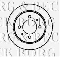 BORG & BECK BBD4268 гальмівний диск