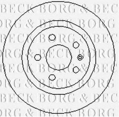 BORG & BECK BBD4729 гальмівний диск