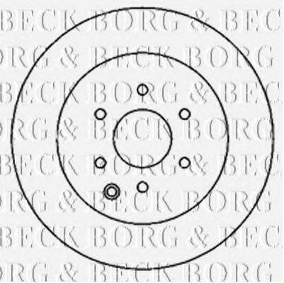 BORG & BECK BBD4770 гальмівний диск
