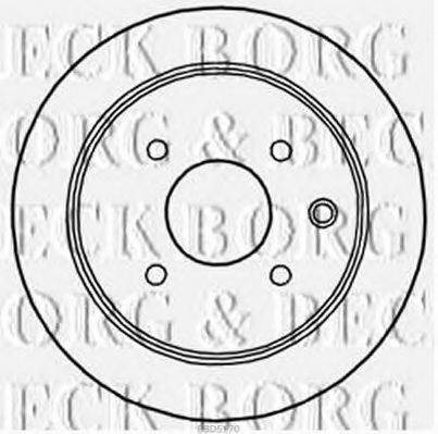 BORG & BECK BBD5170 гальмівний диск