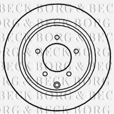BORG & BECK BBD5255 гальмівний диск