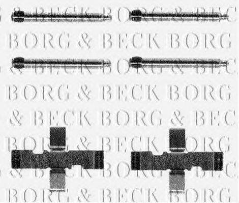 BORG & BECK BBK1033 Комплектуючі, колодки дискового гальма