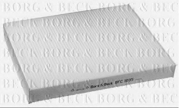 BORG & BECK BFC1035 Фільтр, повітря у внутрішньому просторі