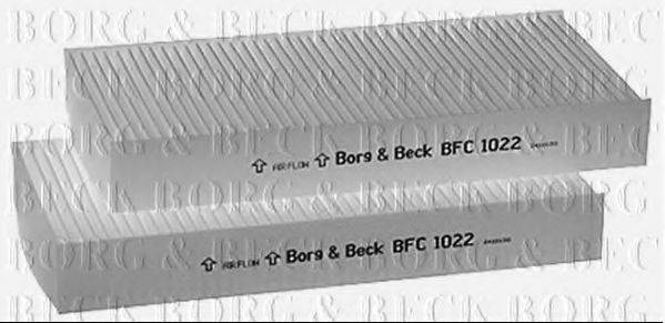 BORG & BECK BFC1022 Фільтр, повітря у внутрішньому просторі