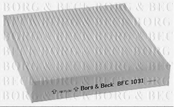BORG & BECK BFC1031 Фільтр, повітря у внутрішньому просторі