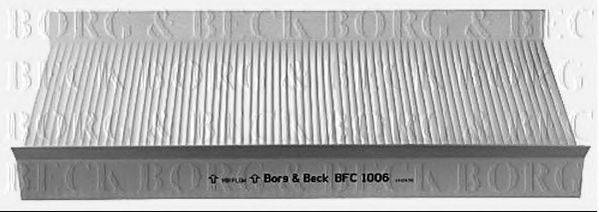 BORG & BECK BFC1006 Фільтр, повітря у внутрішньому просторі