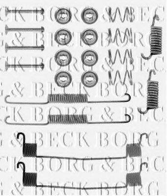 BORG & BECK BBK6131 Комплектуючі, колодки дискового гальма