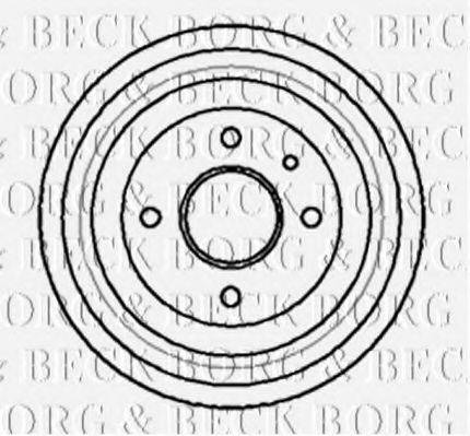 BORG & BECK BBR7010 Гальмівний барабан