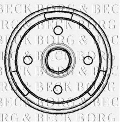 BORG & BECK BBR7019 Гальмівний барабан