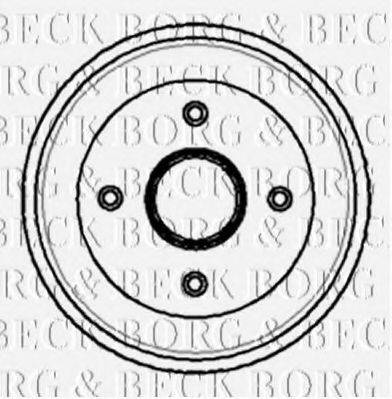 BORG & BECK BBR7065 Гальмівний барабан