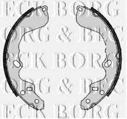 BORG & BECK BBS6273 Комплект гальмівних колодок