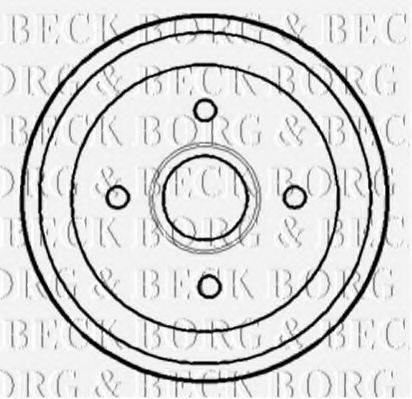 BORG & BECK BBR7116 Гальмівний барабан