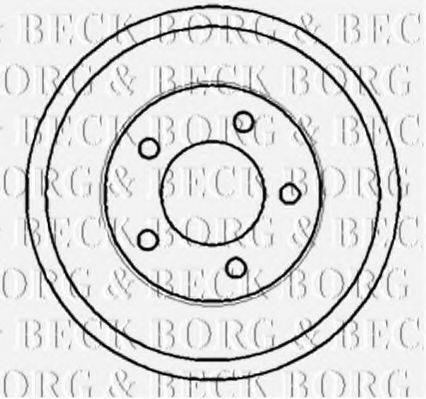 BORG & BECK BBR7117 Гальмівний барабан