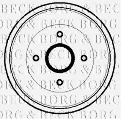 BORG & BECK BBR7125 Гальмівний барабан