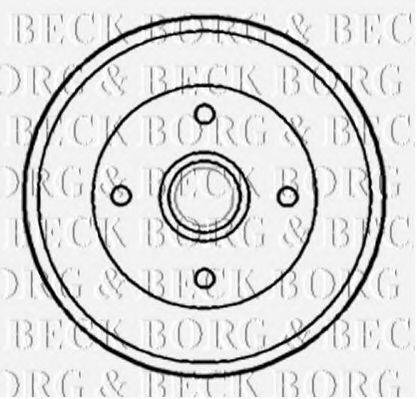 BORG & BECK BBR7173 Гальмівний барабан