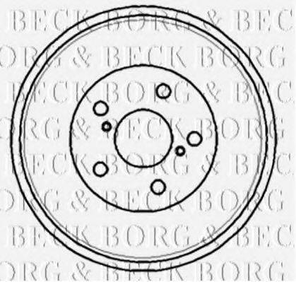 BORG & BECK BBR7179 Гальмівний барабан