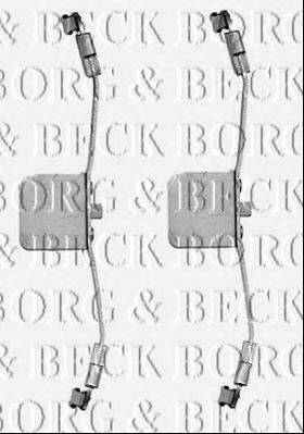 BORG & BECK BBK1239 Комплектуючі, колодки дискового гальма