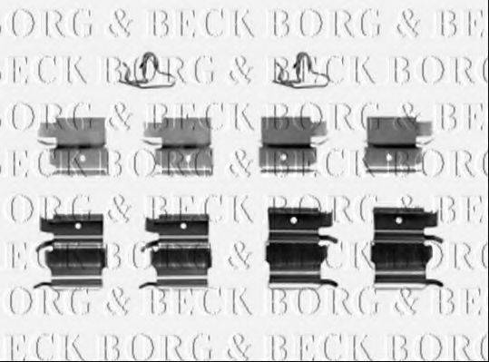 BORG & BECK BBK1469 Комплектуючі, колодки дискового гальма