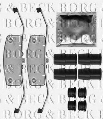 BORG & BECK BBK1517 Комплектуючі, колодки дискового гальма