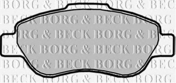 BORG & BECK BBP1914 Комплект гальмівних колодок, дискове гальмо