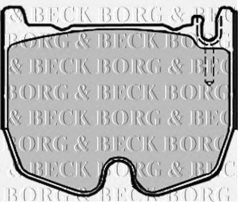 BORG & BECK BBP1919 Комплект гальмівних колодок, дискове гальмо