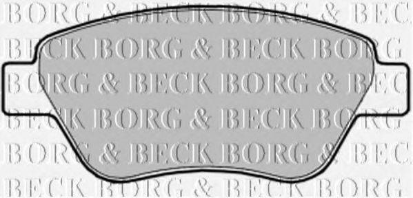BORG & BECK BBP1997 Комплект гальмівних колодок, дискове гальмо