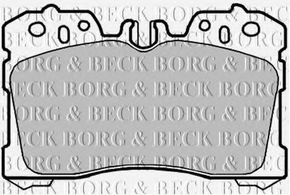BORG & BECK BBP2127 Комплект гальмівних колодок, дискове гальмо