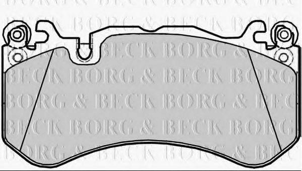 BORG & BECK BBP2385 Комплект гальмівних колодок, дискове гальмо