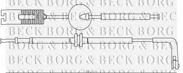 BORG & BECK BWL3070 Сигналізатор, знос гальмівних колодок