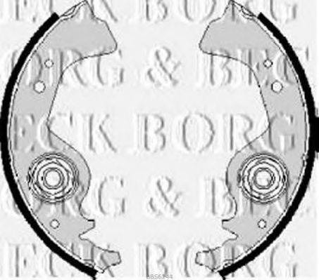 BORG & BECK BBS6244 Комплект гальмівних колодок