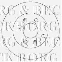BORG & BECK BBD4427 гальмівний диск