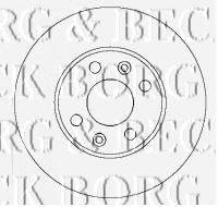 BORG & BECK BBD4434 гальмівний диск