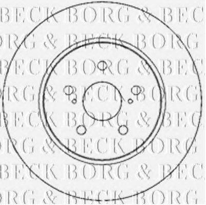 BORG & BECK BBD4683 гальмівний диск