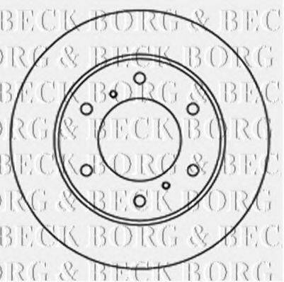 BORG & BECK BBD4692 гальмівний диск
