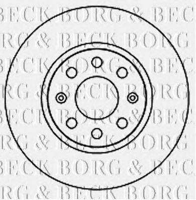 BORG & BECK BBD4715 гальмівний диск