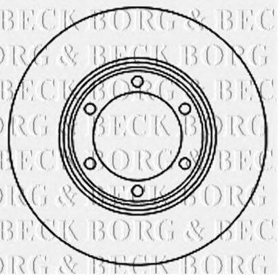 BORG & BECK BBD4728 гальмівний диск