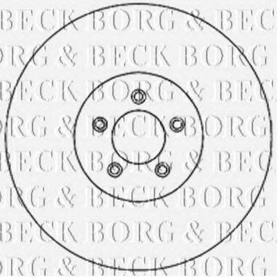 BORG & BECK BBD4731 гальмівний диск