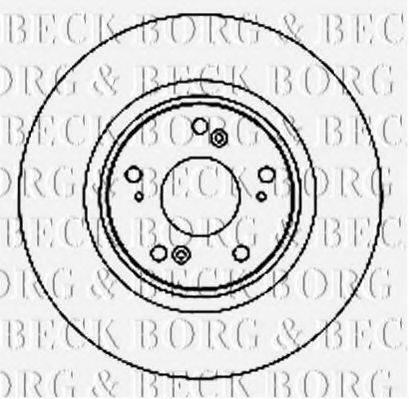 BORG & BECK BBD4741 гальмівний диск