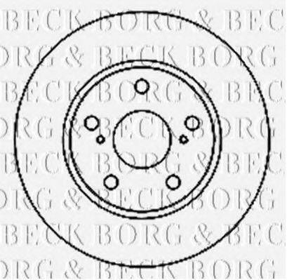 BORG & BECK BBD4807 гальмівний диск