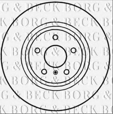 BORG & BECK BBD5225 гальмівний диск