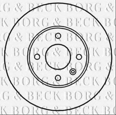BORG & BECK BBD5249 гальмівний диск
