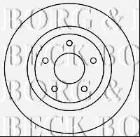 BORG & BECK BBD5261 гальмівний диск