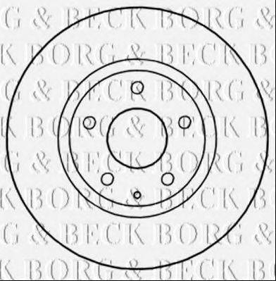 BORG & BECK BBD5302 гальмівний диск