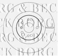 BORG & BECK BBD5790S гальмівний диск