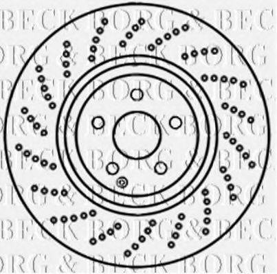 BORG & BECK BBD5950S гальмівний диск
