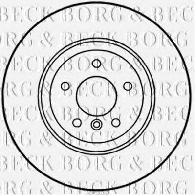 BORG & BECK BBD5976S гальмівний диск
