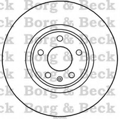 BORG & BECK BBD5990S гальмівний диск
